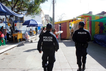 Implementan operativo de seguridad por festividades de la virgen de la Soledad en Oaxaca
