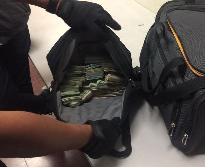 Detecta binomio canino de la PF más de 50 mil dólares en aeropuerto de Ciudad Juárez