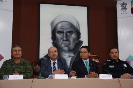 Coordinan mesa de trabajo para fortalecer la seguridad en municipios prioritarios de Michoacán