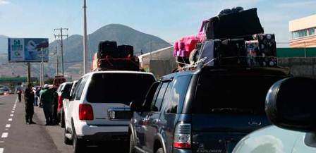 Acompañará CNDH a caravana de automóviles de mexicanos provenientes de EU