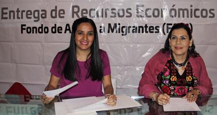 Firman DIF Estatal e IOAM Convenio de Colaboración en beneficio de migrantes Oaxaqueños