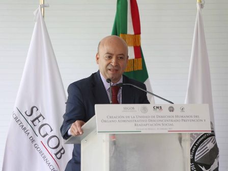 Crean Unidad de Derechos Humanos del Órgano Administrativo Desconcentrado Prevención y Readaptación Social