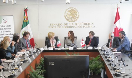 Parlamentarios de México y Canadá a favor de fortalecer la diplomacia de ambas naciones
