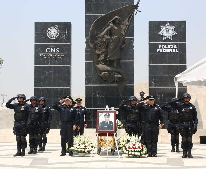 Despiden con honores a Policía Federal caído en cumplimiento del deber en Guanajuato