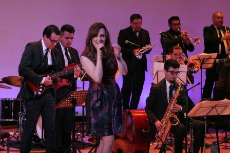 Presentaron Latin American Jazz Orchestra y Laura Dickinson repertorio inédito para México
