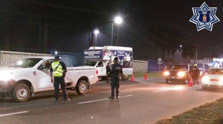 Aplica Policía Vial Estatal Operativo Alcoholímetro simultáneo en Oaxaca de Juárez y Tuxtepec