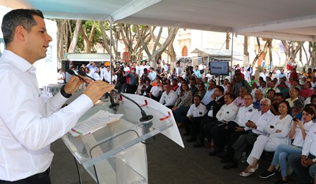 Anuncia Murat Hinojosa cinco mdp para fortalecer acciones de protección civil