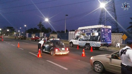 Arrestados 21 conductores durante Operativo Alcoholímetro en Oaxaca y Tuxtepec