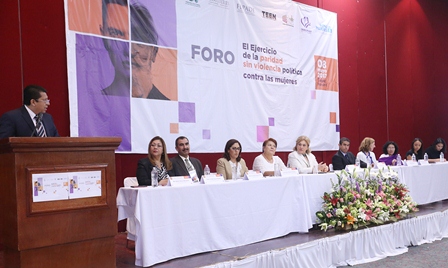 Realizan Foro “El ejercicio de la paridad sin violencia política contra las mujeres”