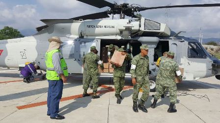 Continúa Gobierno de Oaxaca brindando apoyo a población damnificada por “Calvin”