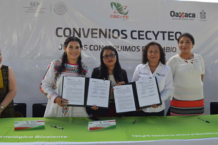 Firma IOAM convenio de colaboración académica con el CECyTEO