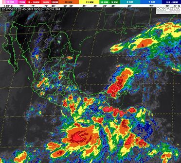 Prevén formación ciclónica para las próximas 48 horas