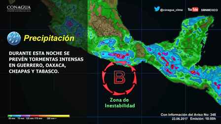 Pronostican más lluvias en las próximas horas en Oaxaca