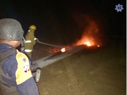 Activan Plan Estatal de Auxilio a la Población en Juchitán por incendio en aerogenerador