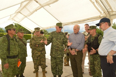 Reunión de titulares de SEDENA y SEMAR con John Kelly, secretario de Seguridad Interior de EU