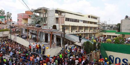Destrucción del terremoto del 19 de septiembre por la proximidad del epicentro: Valenzuela Wong