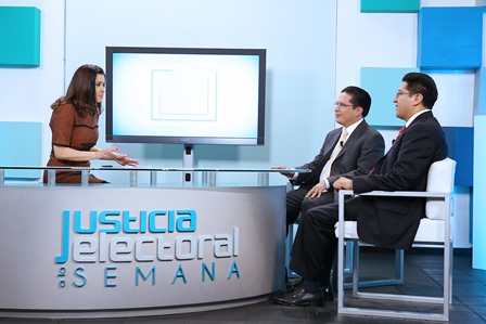 Justicia Electoral a la Semana, espacio que informa acontecimientos político-electorales del país