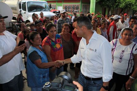 Refrendan gobiernos Estatal y Federal compromiso para reconstruir Santo Domingo Petapa