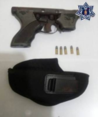 Dos detenidos en Donají, Matías Romero; portaban un arma de fuego y municiones