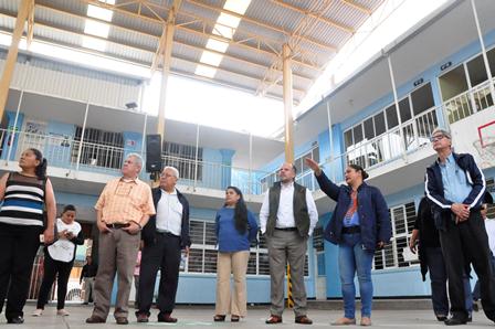 Supervisa director del IEEPO escuelas con daños por sismos en Valles Centrales