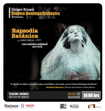 “Rapsodia Satánica”, se presenta este 2 de noviembre en el Teatro Juárez