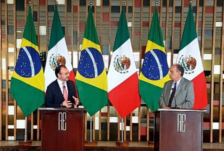 Buscan México y Brasil aumentar diálogo político e intercambio comercial