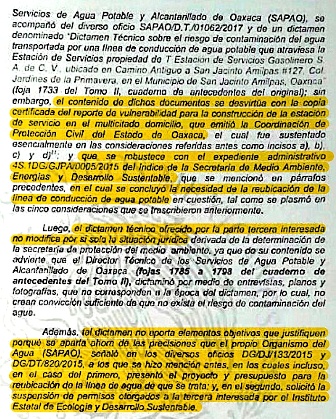 Confirma juez federal suspensión de gasolinera de Brenamiel porque contaminaría el agua