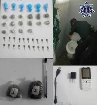 Decomisan drogas durante revisiones en el Sistema Penitenciario de Oaxaca