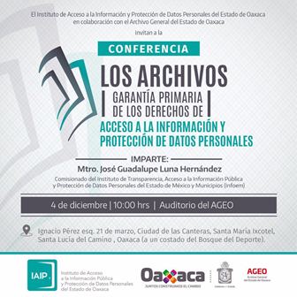 Presentarán conferencia sobre la importancia de cada uno de los archivos en la vida social