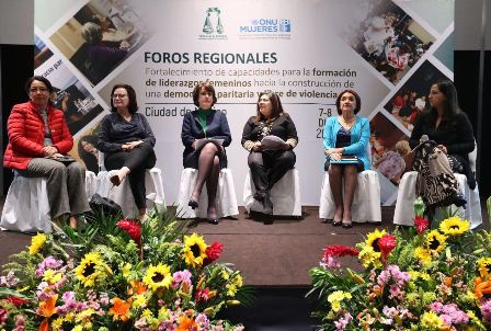 Clausura TEPJF y ONU Mujeres foros para la formación de liderazgos femeninos