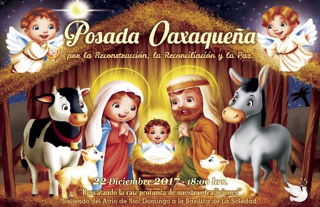 Invitan a vivir en familia una “Posada Oaxaqueña por la Reconciliación y la Paz”