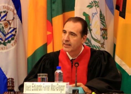 Celebra CNDH que mexicano Eduardo Ferrer Mac Gregor asuma la presidencia de la CIDH