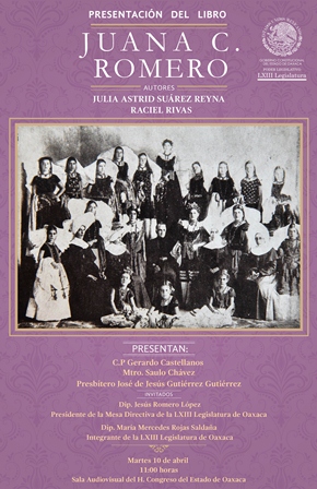 Presentará Julia Astrid Suárez el libro “Juana C. Romero”