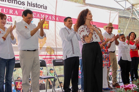 Un orgullo que Susana Harp lleve la voz de Oaxaca al Senado: Robles Montoya