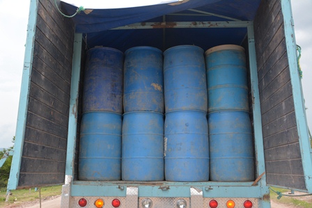 Asegura Ejército Mexicano gasolina y diesel abandonado en Guanajuato y Puebla