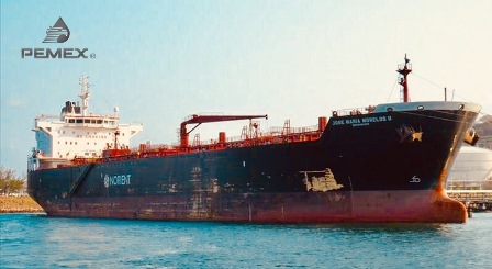 Sofoca Pemex conato de incendio en Buque Tanque “José María Morelos II“