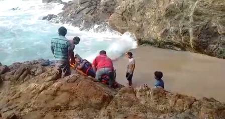 Implementan operativo por accidente de pescadores en la Costa de Oaxaca
