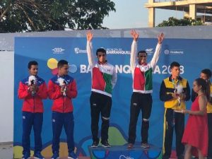 Iván Alejandro García Navarro logró oro en Clavados sincronizados.