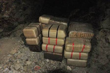 Aseguran más de una tonelada de marihuana en cargamento de madera