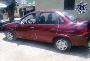 Chevy, guinda, placas MMF5367 de Oaxaca, modelo 2004 y serie 3G1SE51614S134081.