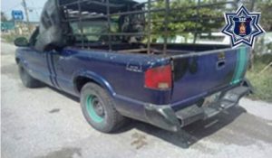 Camioneta Chevrolet S-10603, modelo 1995, placas CW13468 de Chiapas y 1GCCS144XSK126125.
