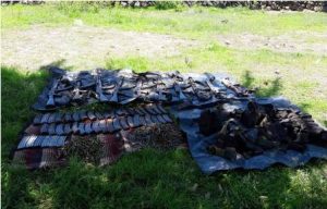 Al revisar dicha unidad aseguraron siete fusiles Ak-47 calibre 7.62x39 mm.