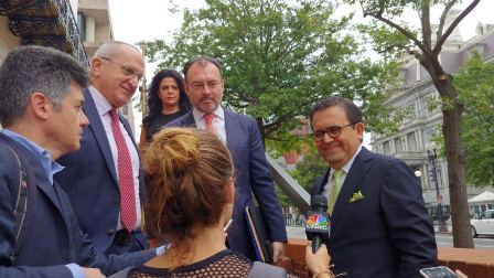 Inicia delegación mexicana en Washington, semana de negociación del TLCAN