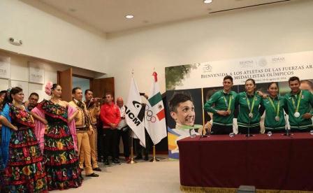 Felicita Sedena a sus deportistas militares por sus excelentes resultados en “Barranquilla 2018”