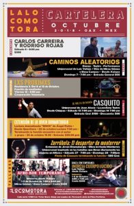 Cartelera de octubre