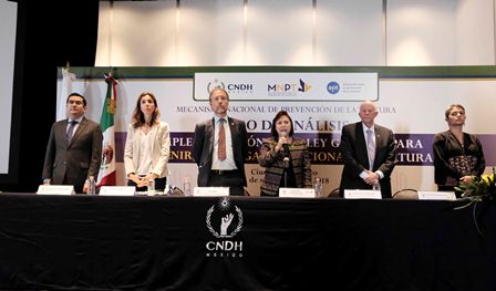 Demandan establecer registro nacional del delito de tortura para combatir y erradicar ese flagelo