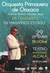 Bajo la dirección del maestro Rodolfo “Popo” Sánchez.