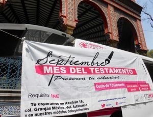 “Septiembre Mes del Testamento”.