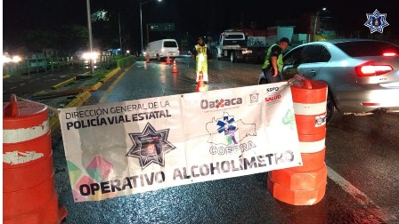 Arrestados 28 conductores durante operativo Alcoholímetro en Oaxaca y Tuxtepec