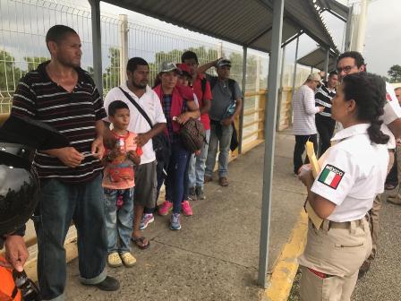 Inicia la atención de solicitudes de refugio de la “Caravana Migrante”